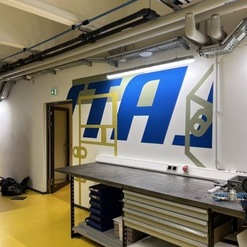 Fassadenkunst Fassadenbemalung Graffitiartist Wandkunst Werbewand